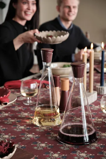 Gurken karaff - Klar-mörkröd, 1,2 L - Sagaform