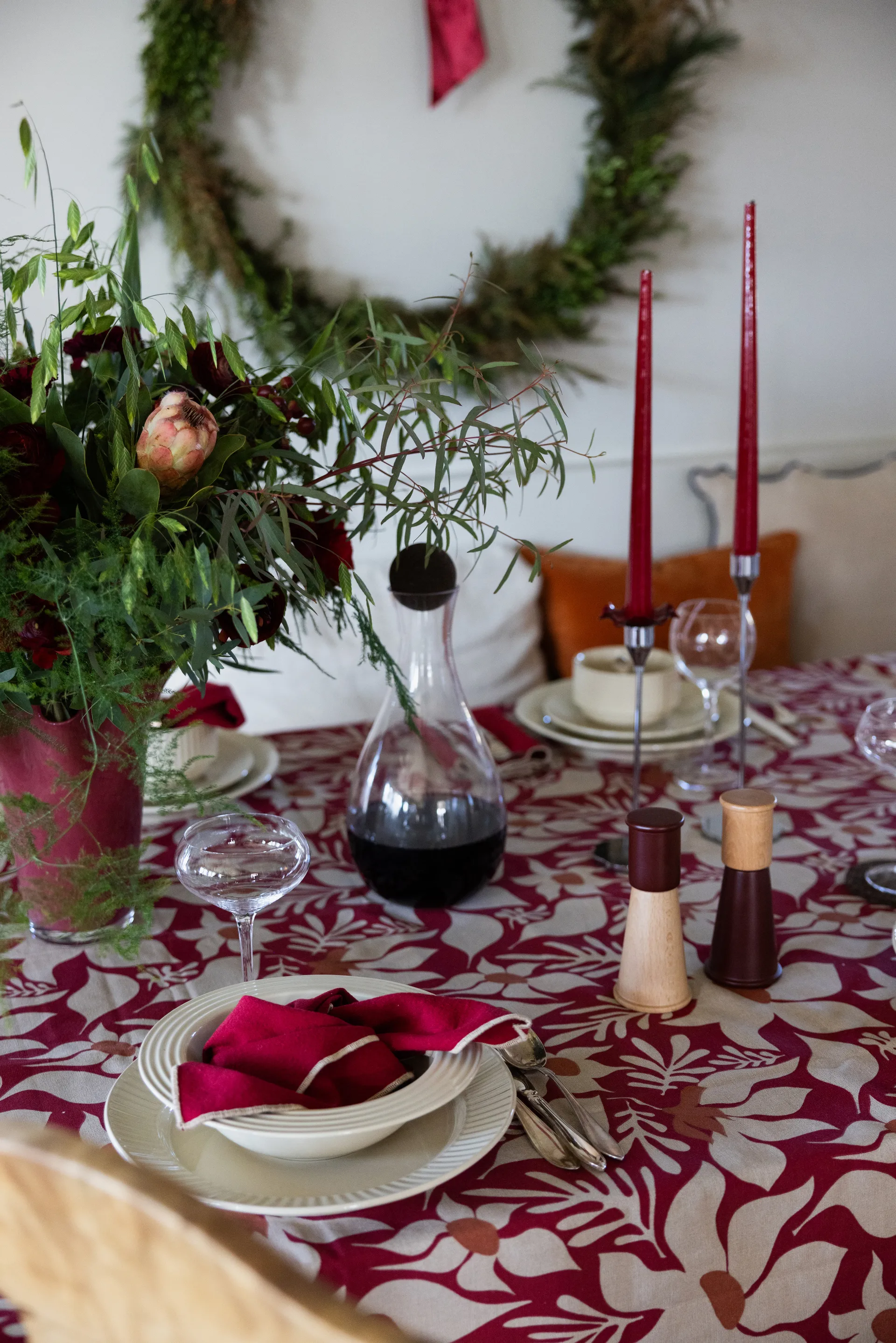 Gurken salt- och pepparkvarn liten 2 delar, Röd-brun Sagaform