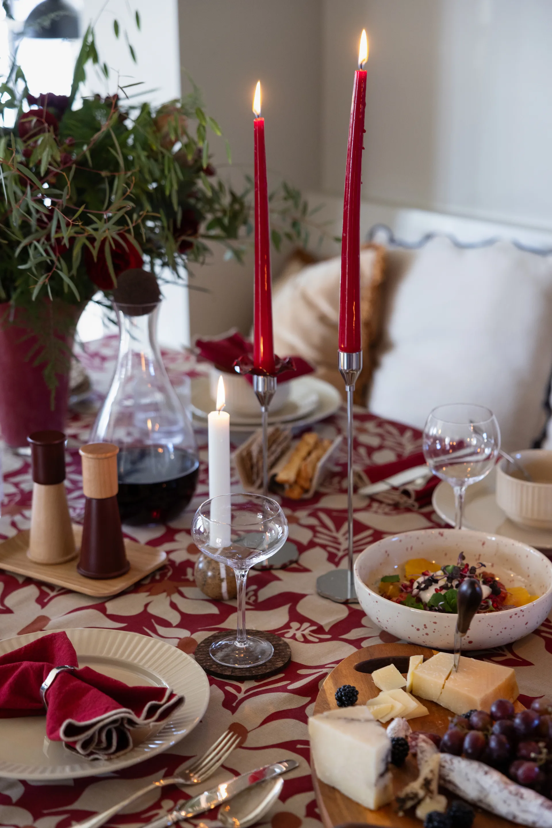 Gurken salt- och pepparkvarn liten 2 delar, Röd-brun Sagaform