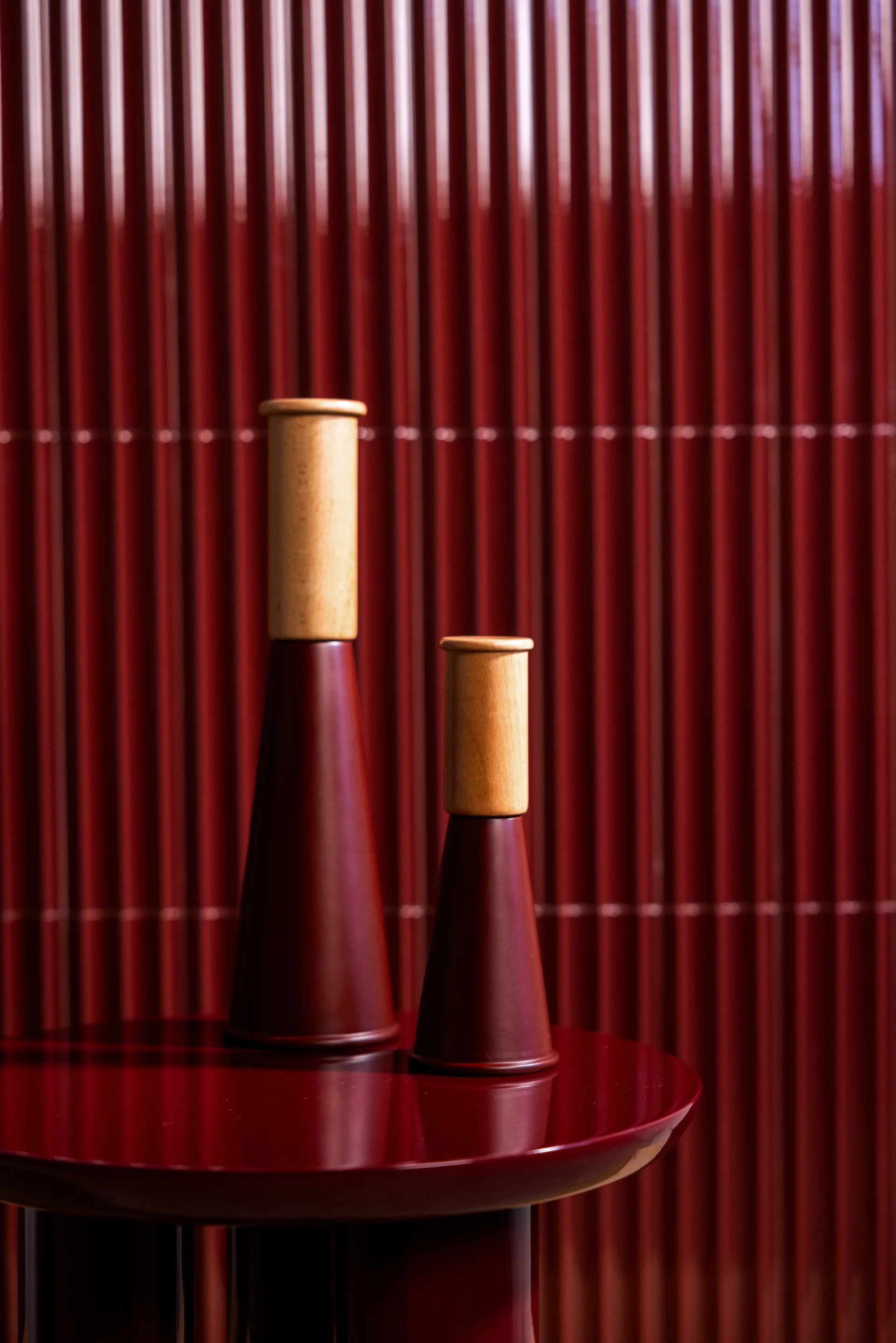 Gurken salt- och pepparkvarn medium 20,5 cm, Röd-brun Sagaform