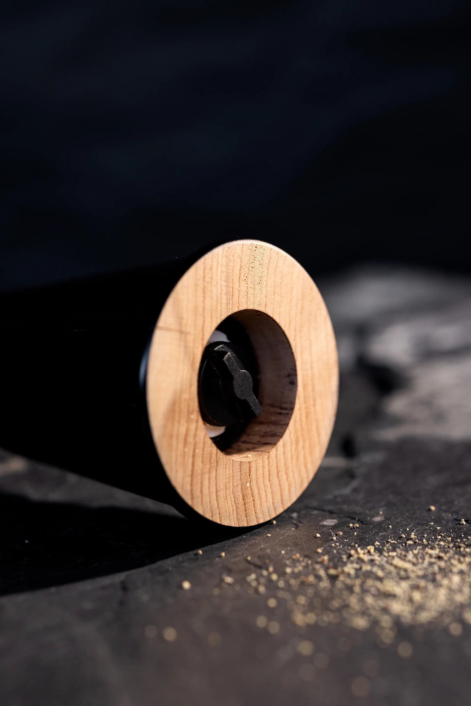 Gurken salt- och pepparkvarn medium 20,5 cm, Svart-brun Sagaform