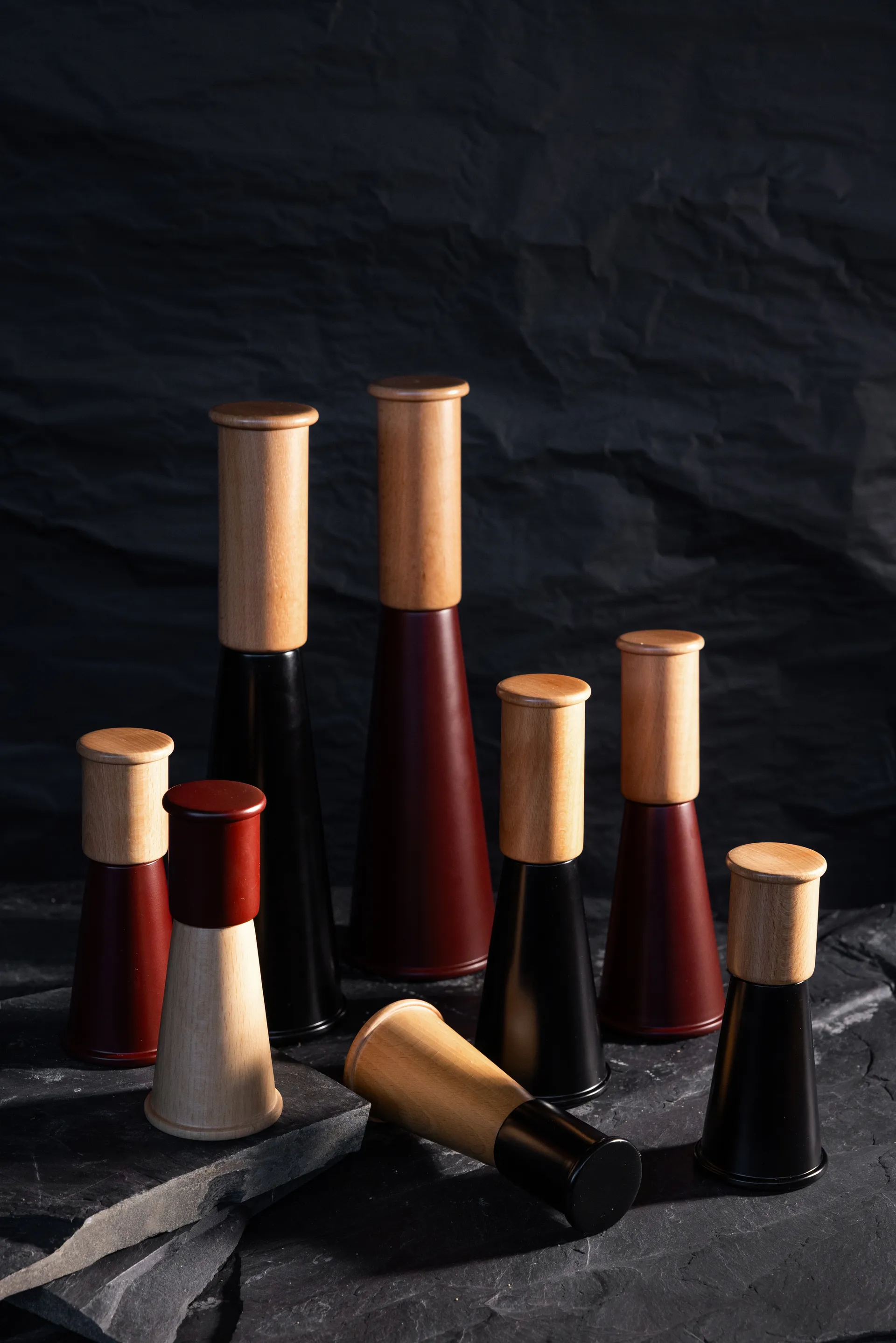 Gurken salt- och pepparkvarn stor 32 cm, Svart-brun Sagaform