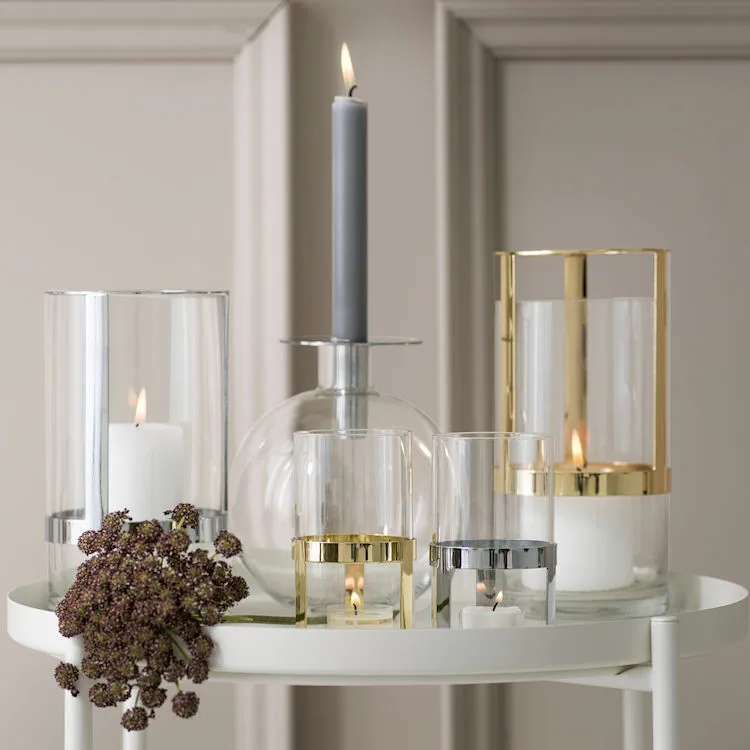 Hold ljuslykta liten, Guld Sagaform