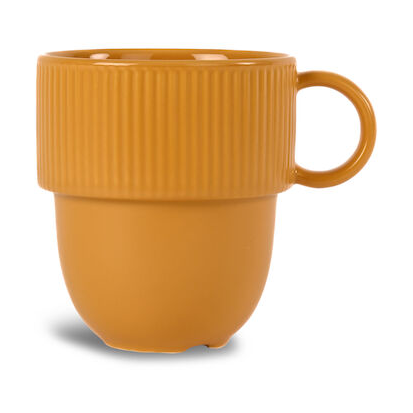 Sagaform Inka kopp med öra 27 cl Gul | Skandinavisk Design | Kaffekoppar | Gul