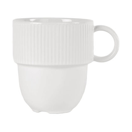 Sagaform Inka kopp med öra 27 cl Vit | Skandinavisk Design | Kaffekoppar | Vit