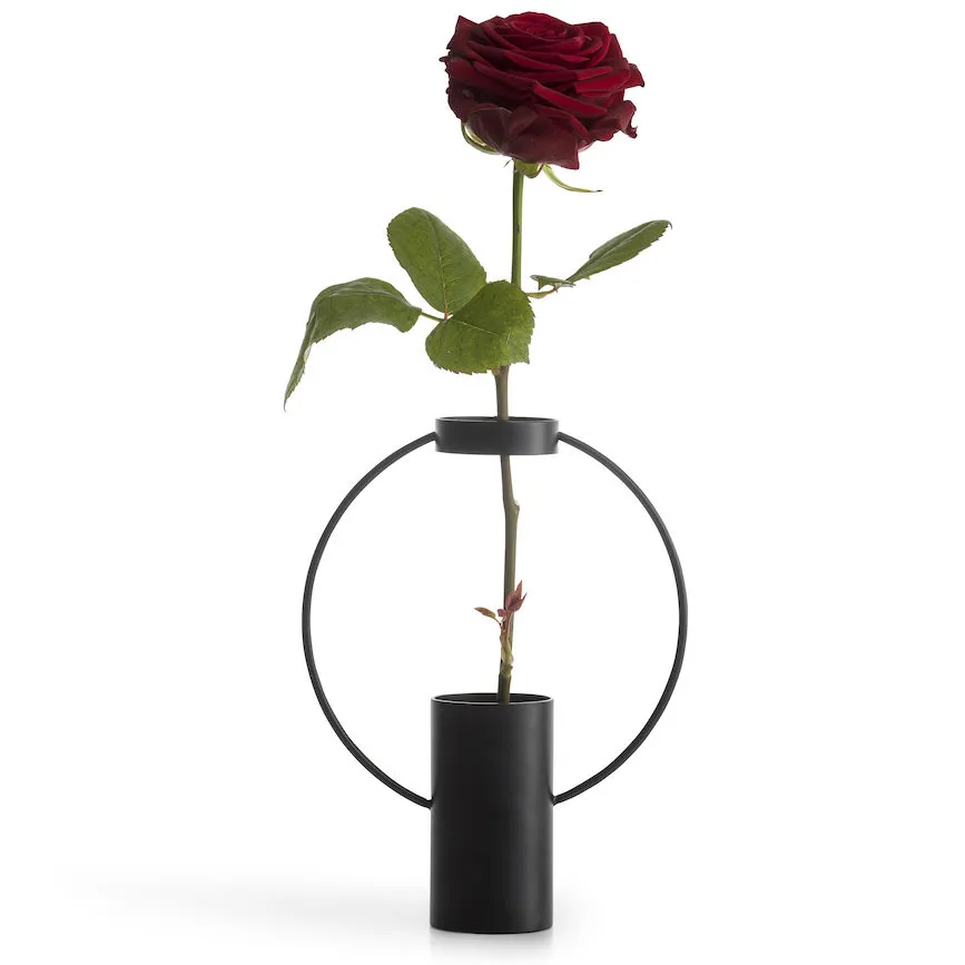 Moon vas 21 cm, Svart Sagaform