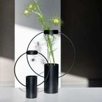 Moon vas 21 cm - Svart - Sagaform