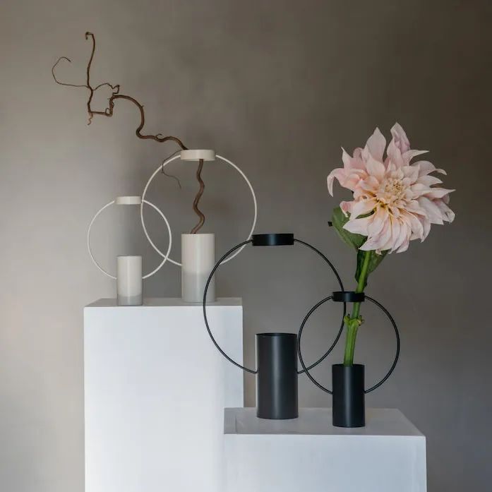 Moon vas 21 cm, Svart Sagaform