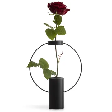 Moon vas 30 cm - Svart - Sagaform
