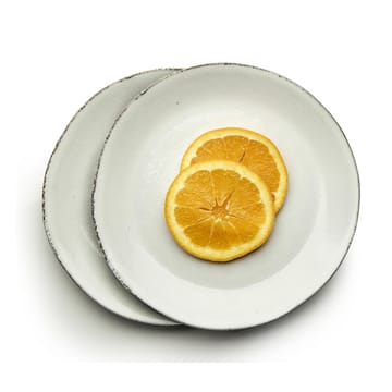 Nature assiett 2-pack - Ljusgrå - Sagaform