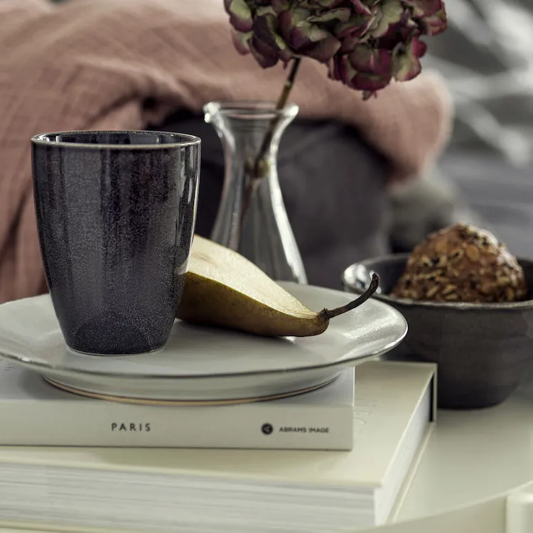 Nature assiett 2-pack, Ljusgrå Sagaform