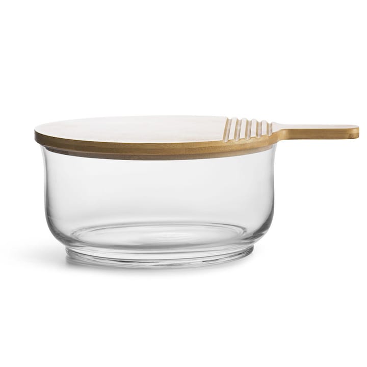 Nature salladsskål med bambulock - Ø21 cm - Sagaform