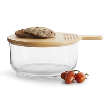 Nature salladsskål med bambulock - Ø21 cm - Sagaform