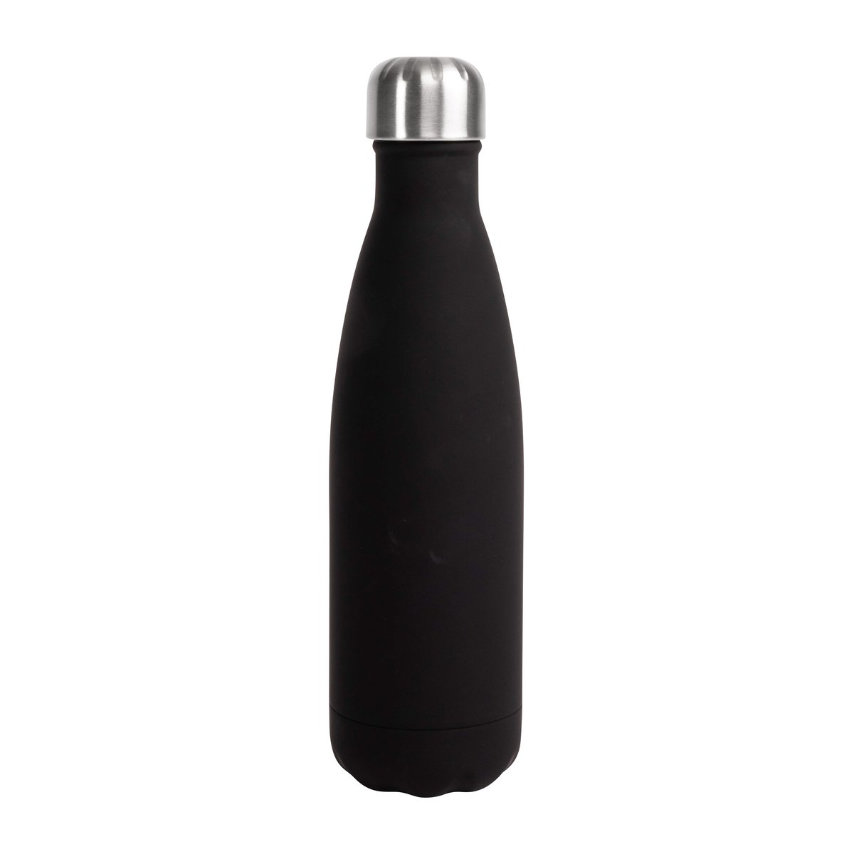 Sagaform Nils stålflaska 50 cl Svart | Skandinavisk Design | Vattenflaskor | Svart