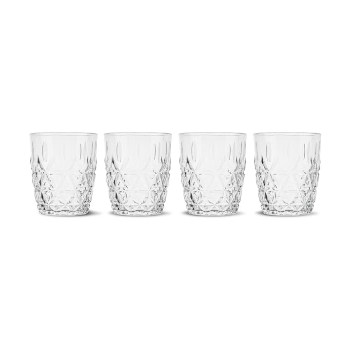 Picknick Juni vattenglas 28 cl 4-pack - Klar - Sagaform