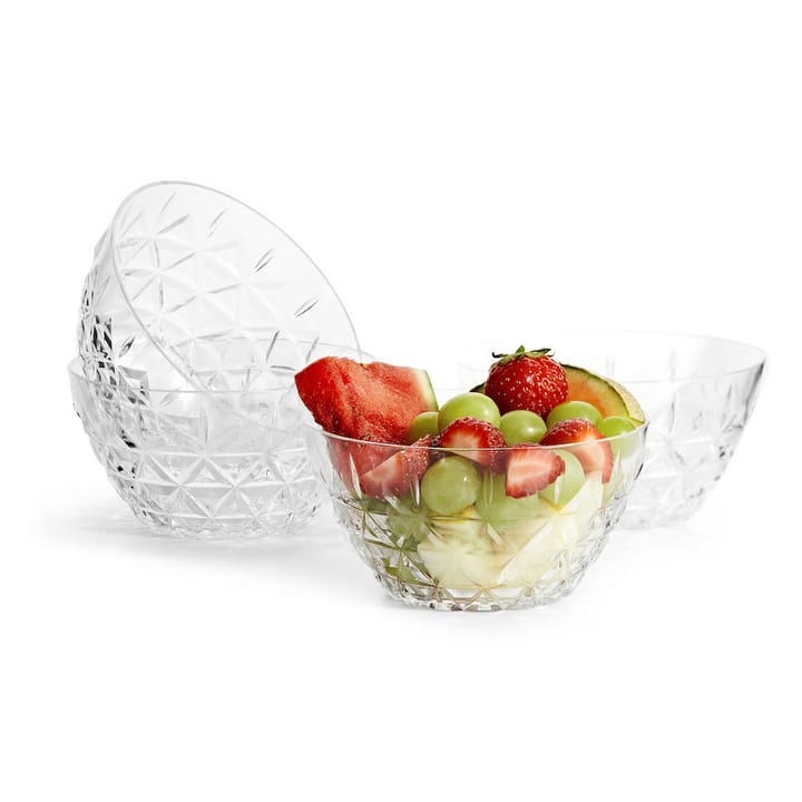 Picknick skål 4-pack, Klar Sagaform