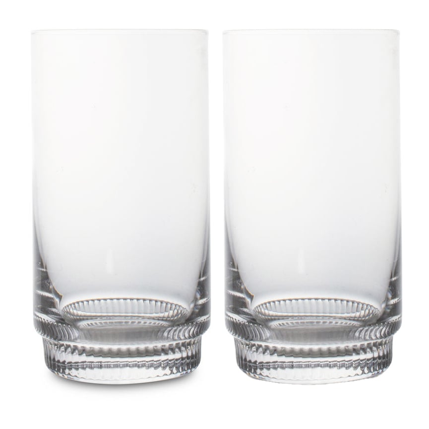 Sagaform Saga tumbler hög 34 cl 2-pack Klar | Skandinavisk Design | Dricksglas | Transparent