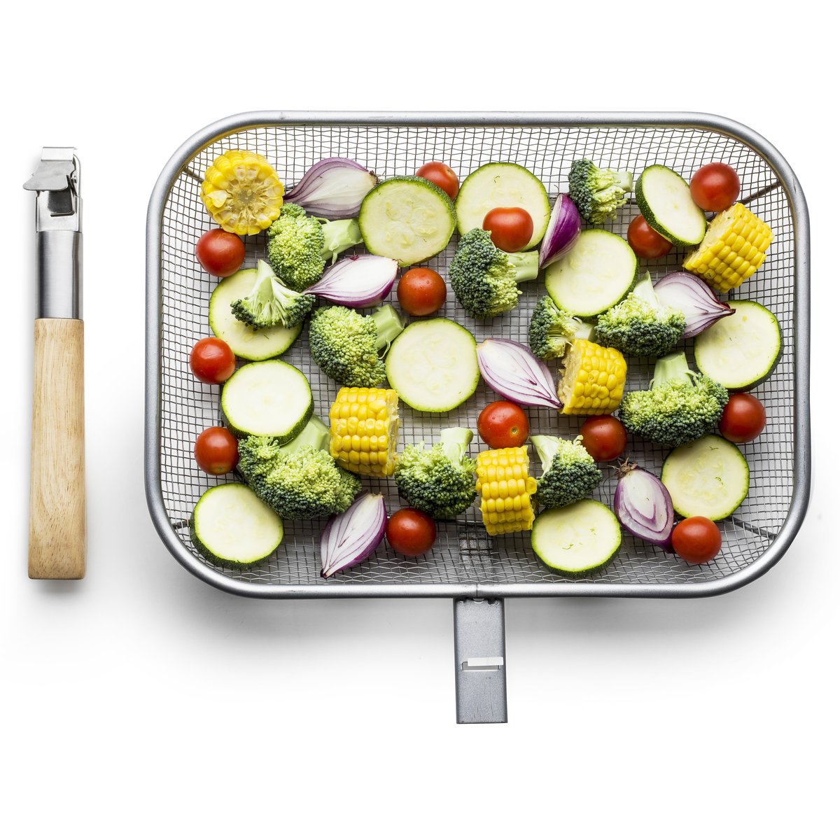 Sagaform BBQ grillkorg rostfritt stål | Skandinavisk Design | Överdrag & tillbehör | Silverfärgad