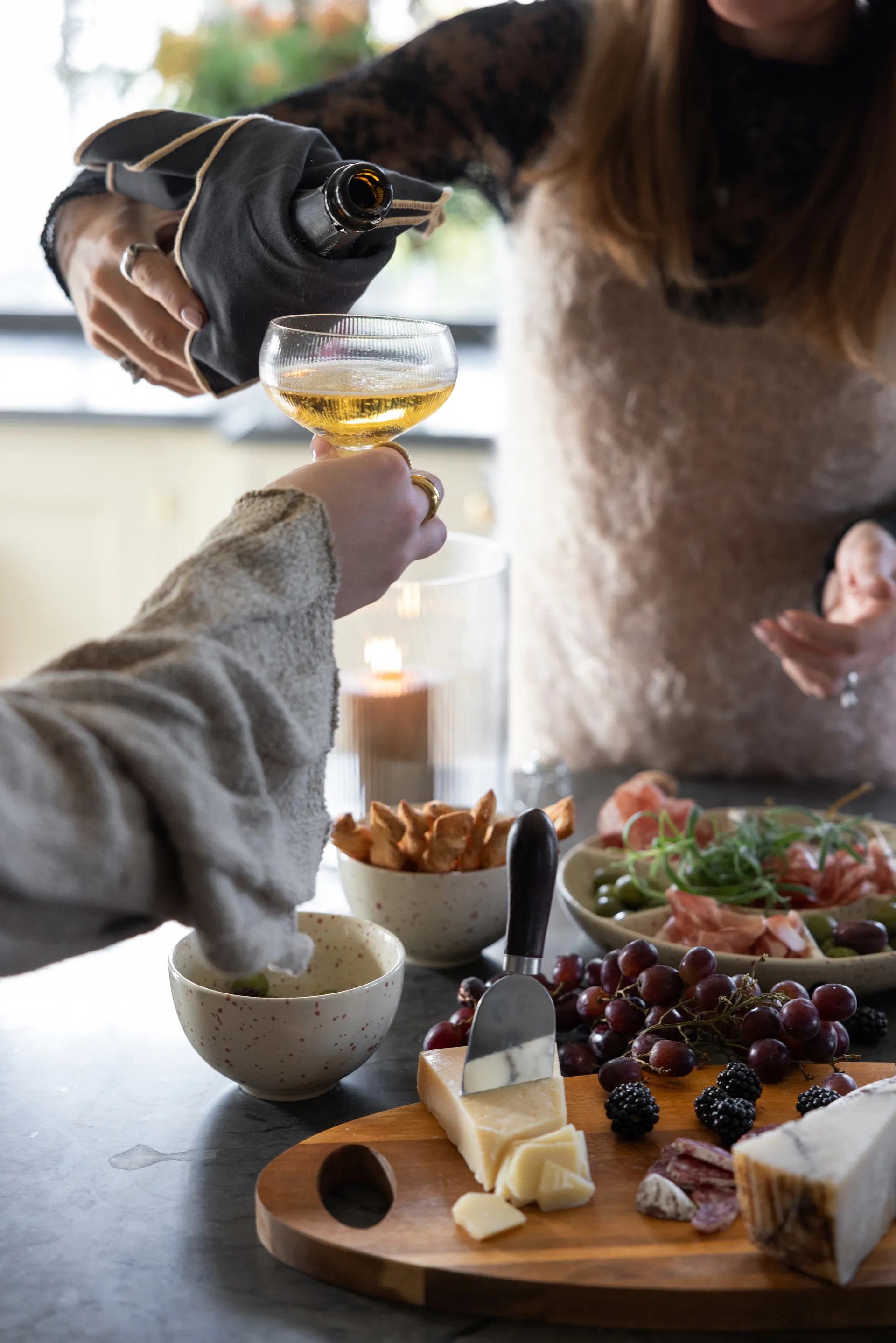 Sagaform Blanka champagnekupa 30 cl 2-pack, Klar Sagaform