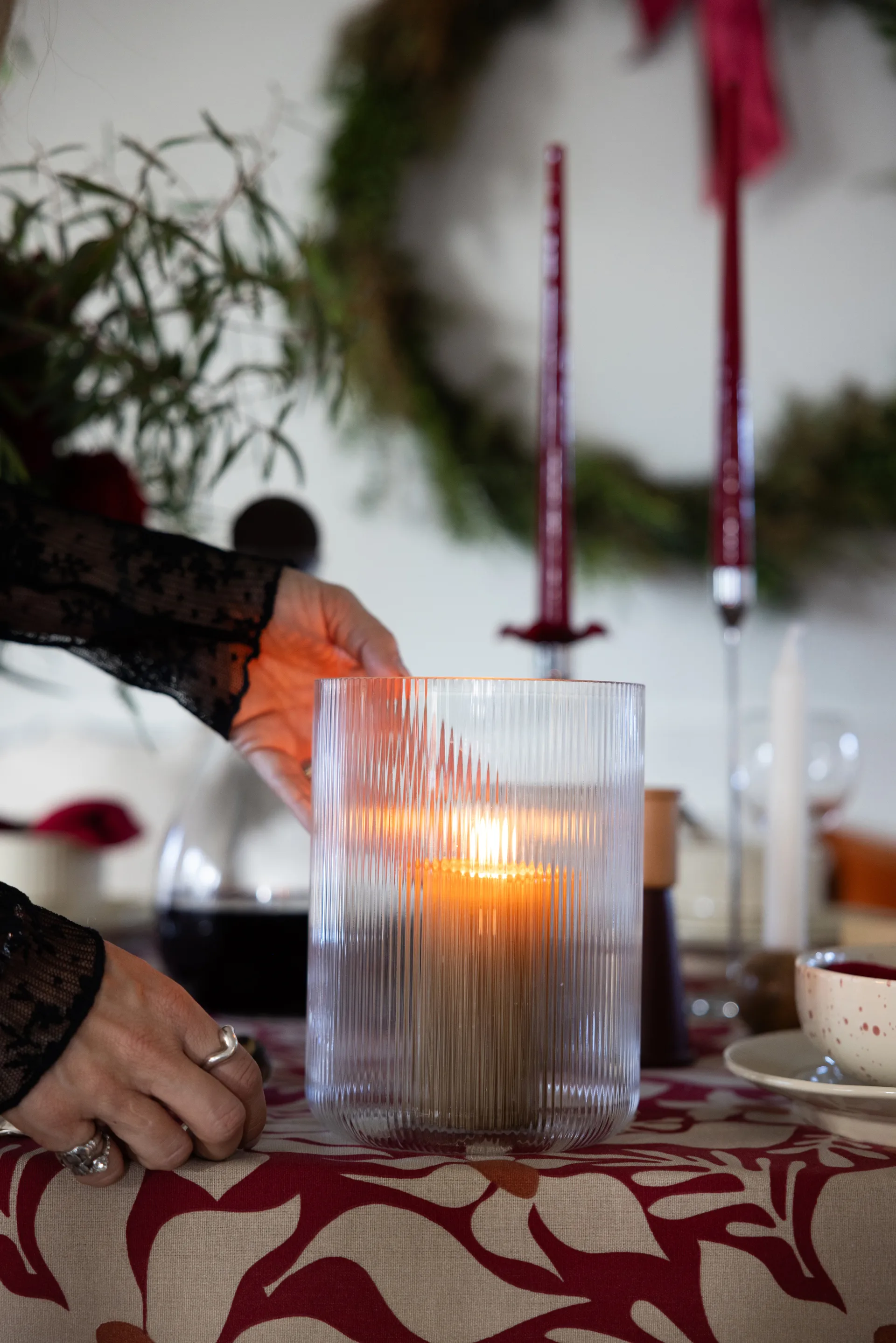 Sagaform Blanka vas/vinkylare Ø15x20 cm, Klar Sagaform