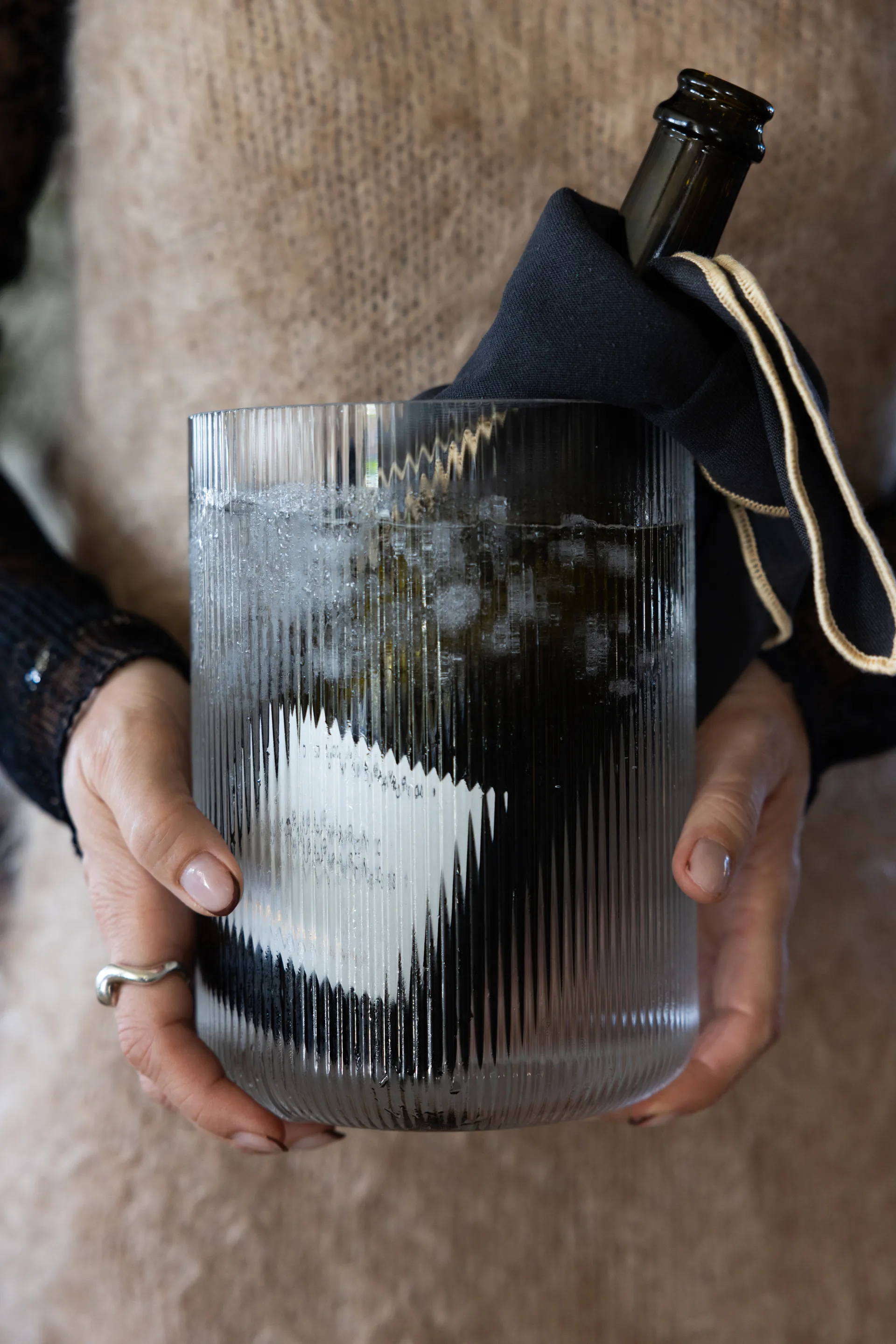 Sagaform Blanka vas/vinkylare Ø15x20 cm, Klar Sagaform