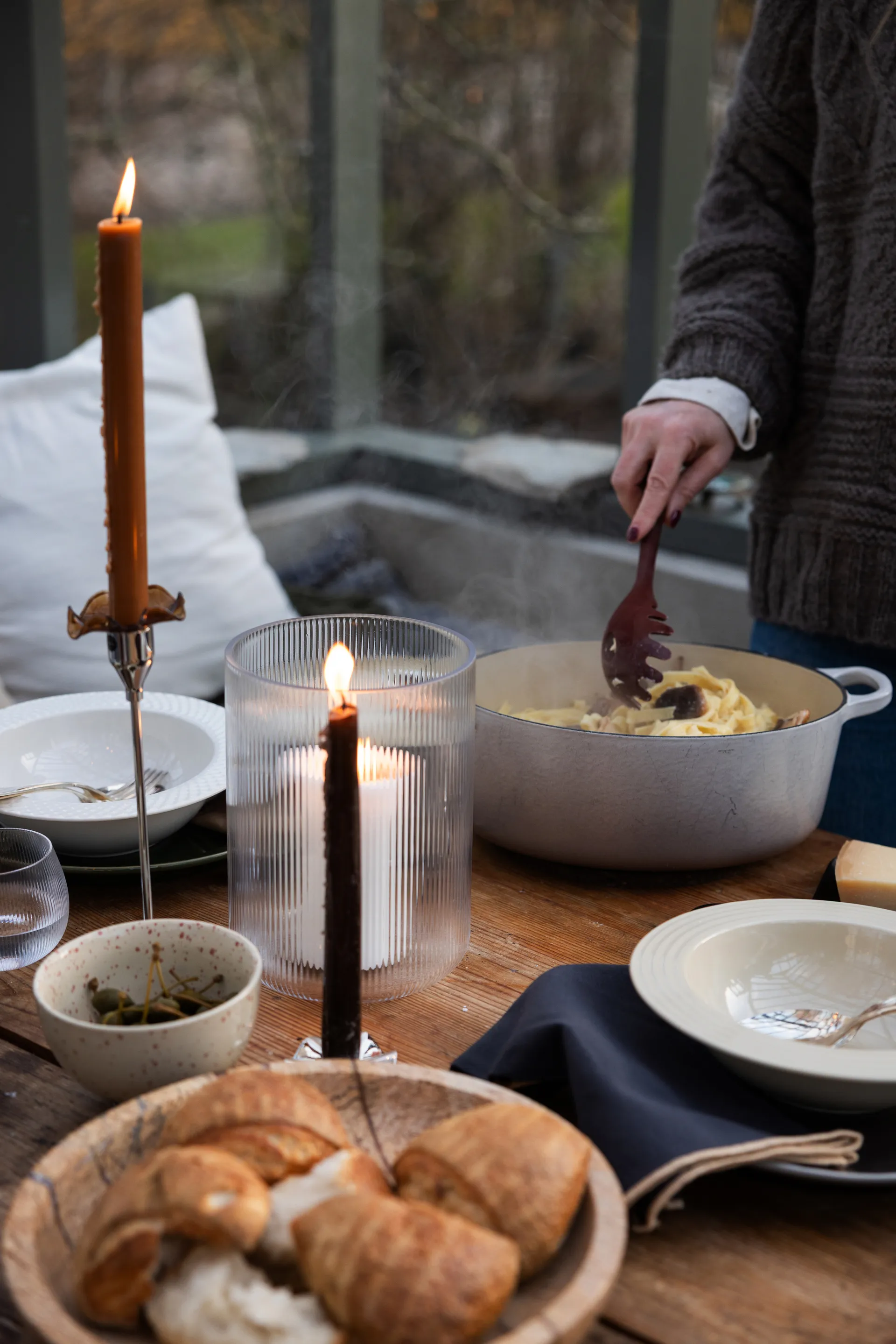 Sagaform Blanka vas/vinkylare Ø15x20 cm, Klar Sagaform