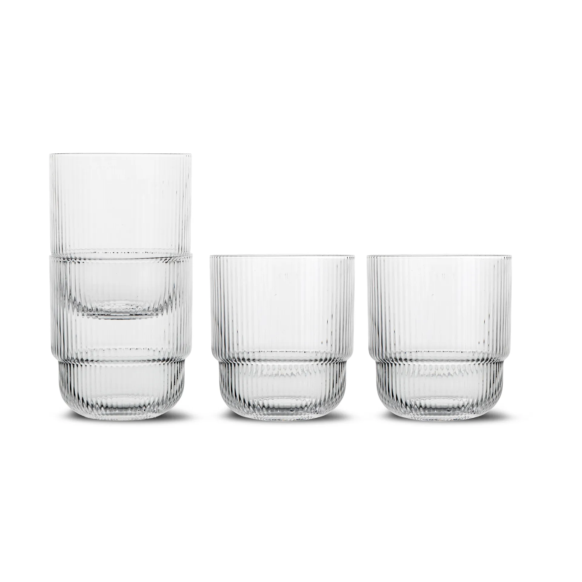 Sagaform blanka vattenglas 4-pack, Klar Sagaform