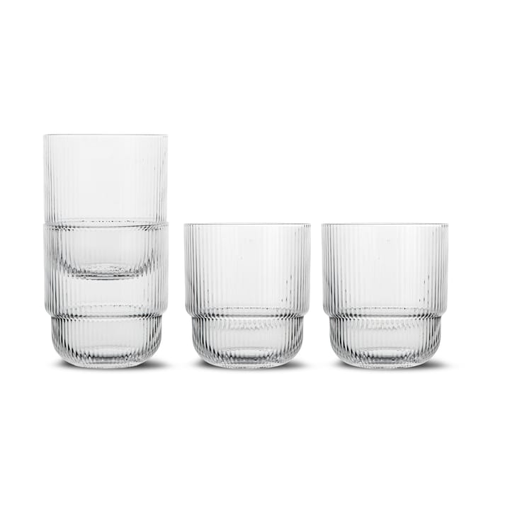 Sagaform blanka vattenglas 4-pack - Klar - Sagaform