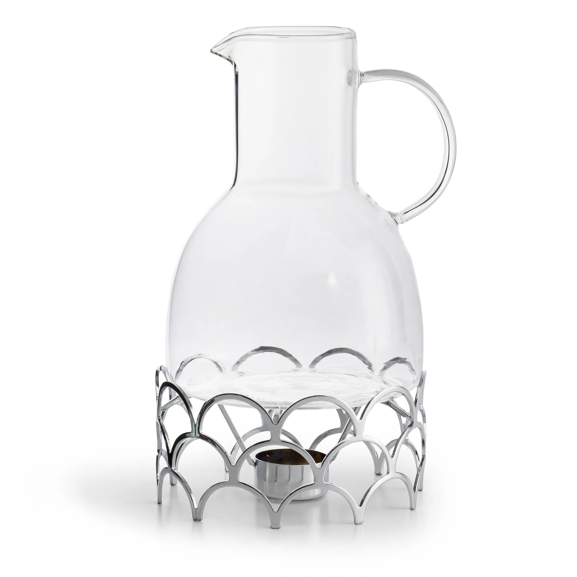 Sagaform glöggkanna med värmare, Silver Sagaform