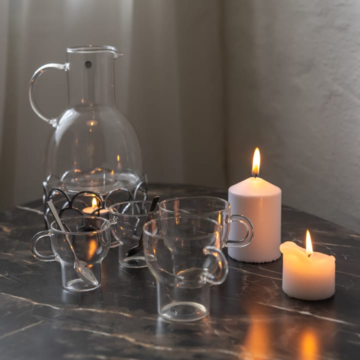 Sagaform glöggkanna med värmare, Silver Sagaform