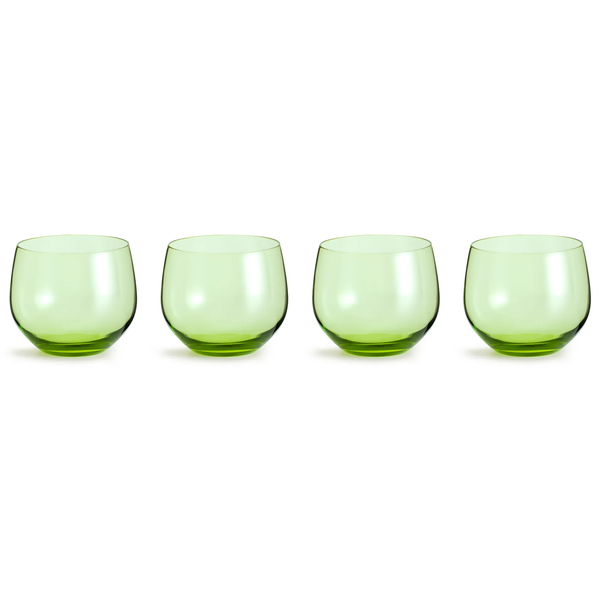Spectra tumbler glas 4-pack, Grön Sagaform