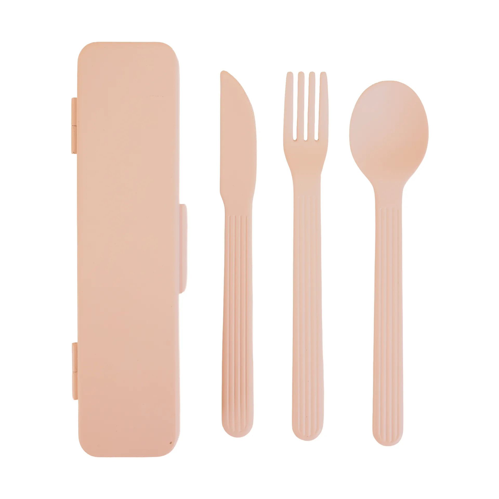 Tina bestickset, Rosa Pantone 489C Sagaform