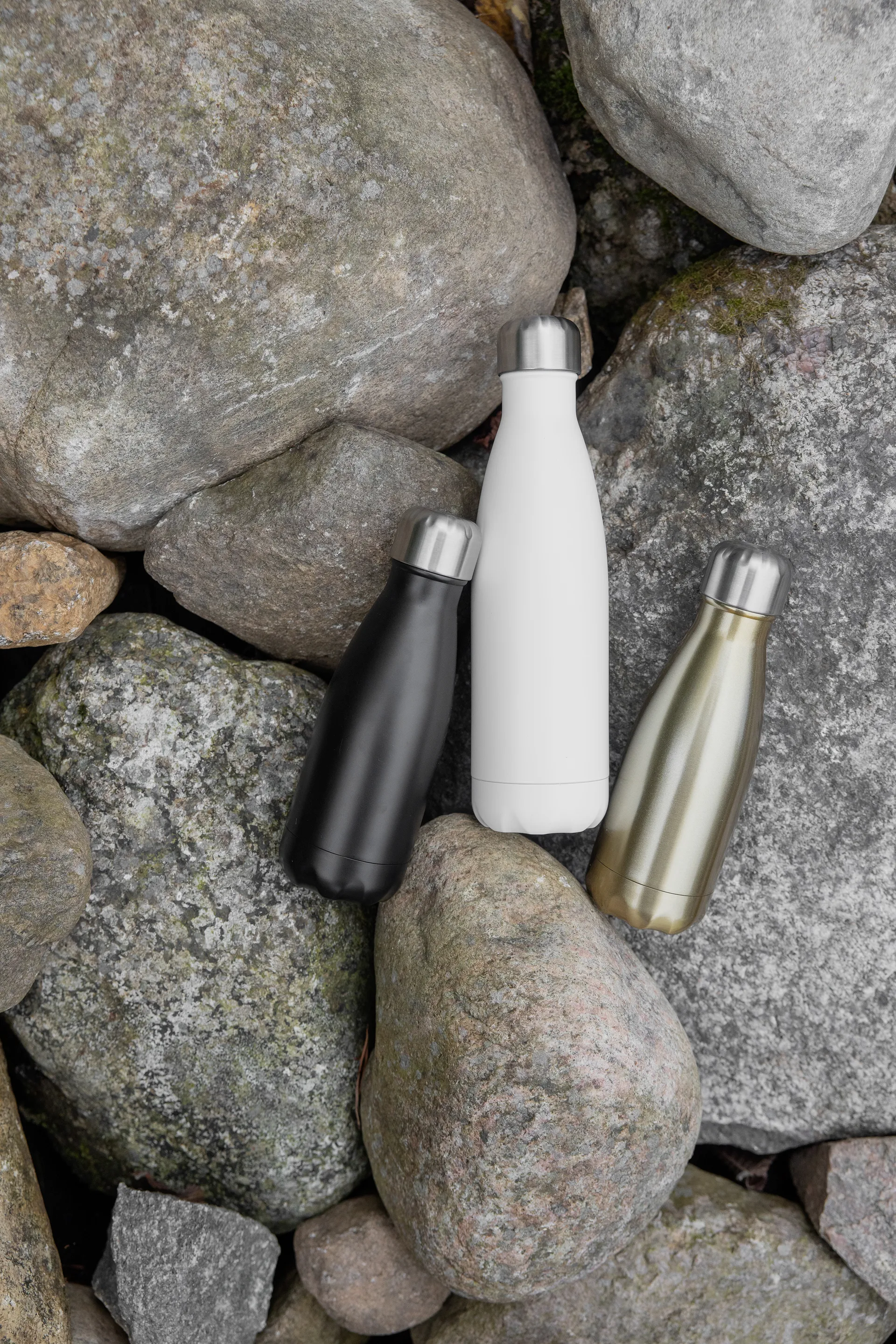 To Go stålflaska 26 cl, Guld Sagaform