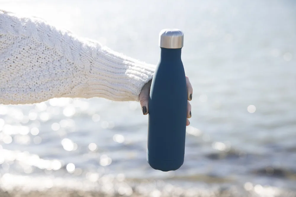 To Go stålflaska 50 cl, Blå Sagaform