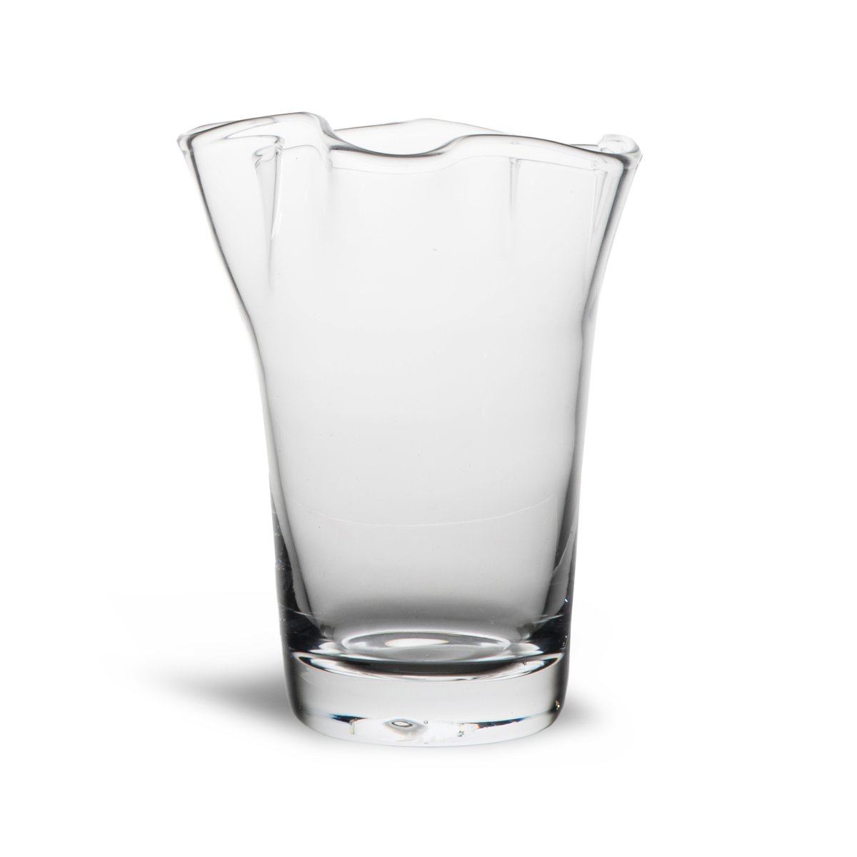Sagaform Viva vas liten 14,5 cm Klar | Skandinavisk Design | Vaser | Transparent
