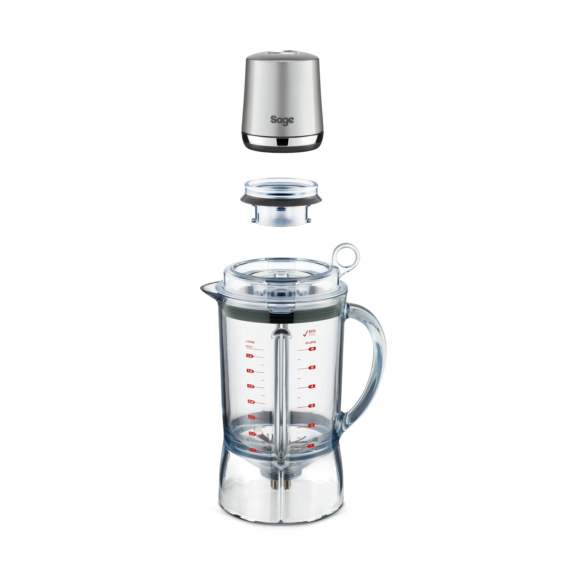 Sage SBL 002 vakuumtillbehör blender, Silver Sage