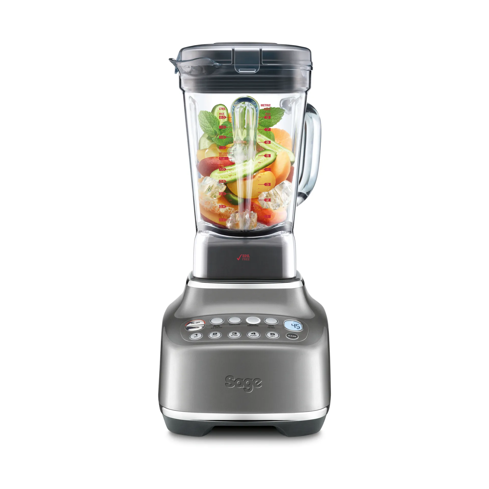 Sage SBL 820 blender 2 L, Smoked Hickory Sage