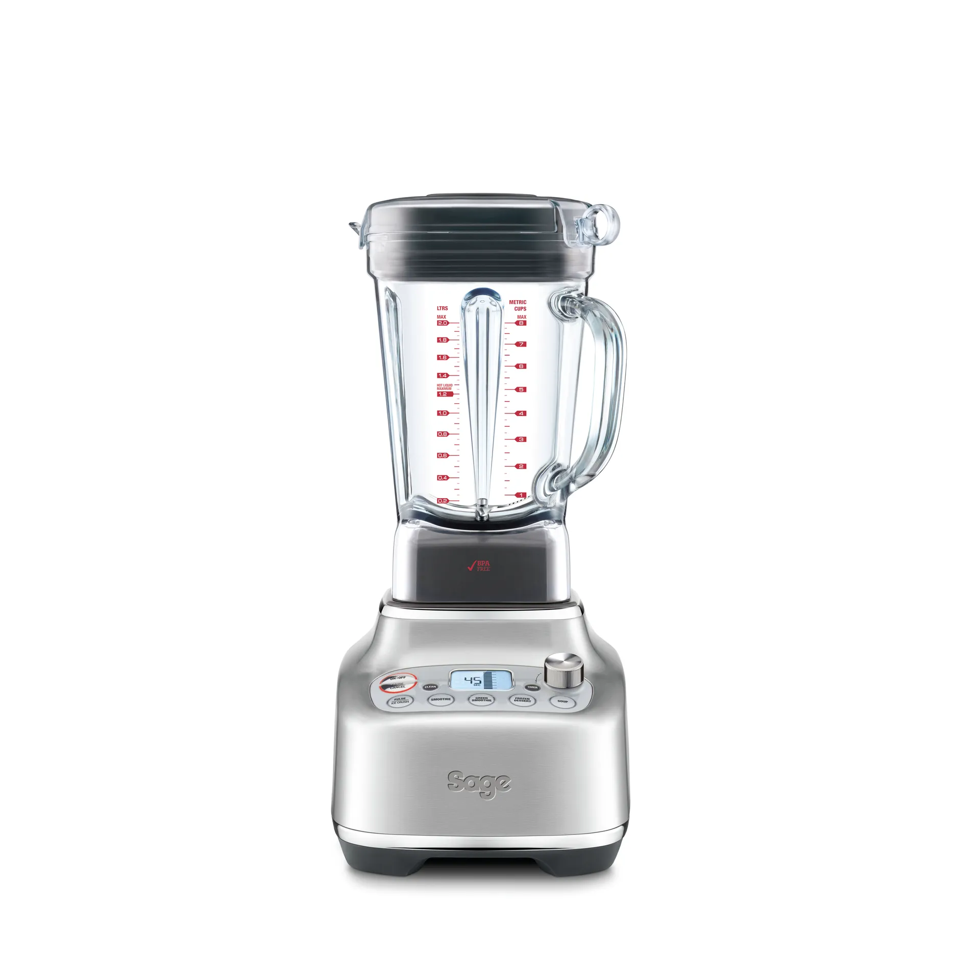 Sage SBL 920 blender 2 L, Brushed steel Sage