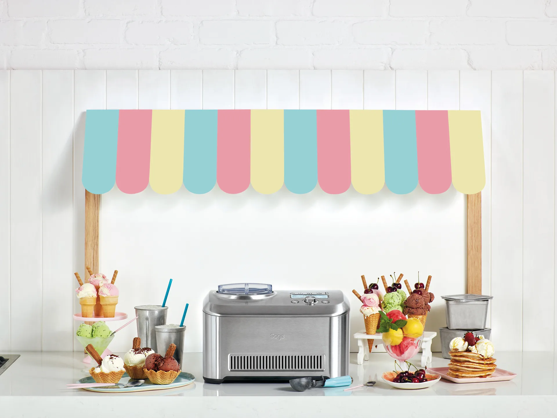 Sage SCI 600 glassmaskin, Brushed Steel Sage