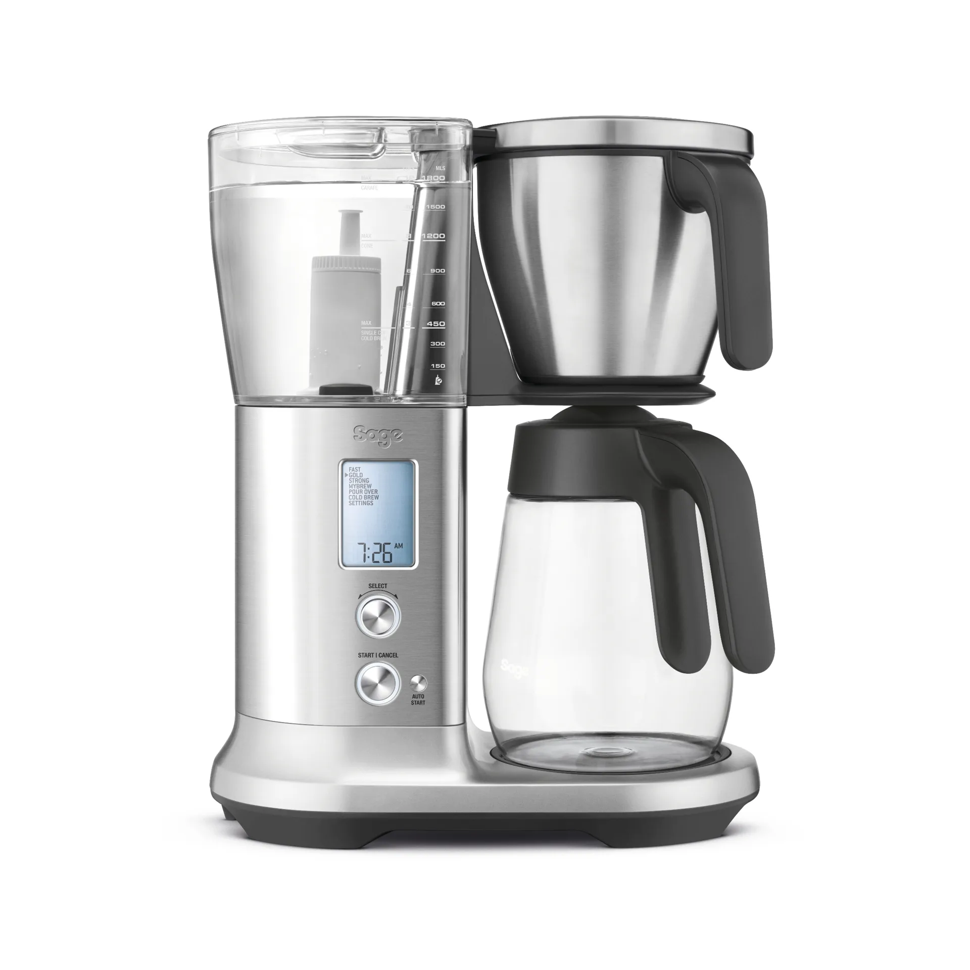 Sage SDC 400 kaffebryggare, Brushed steel Sage