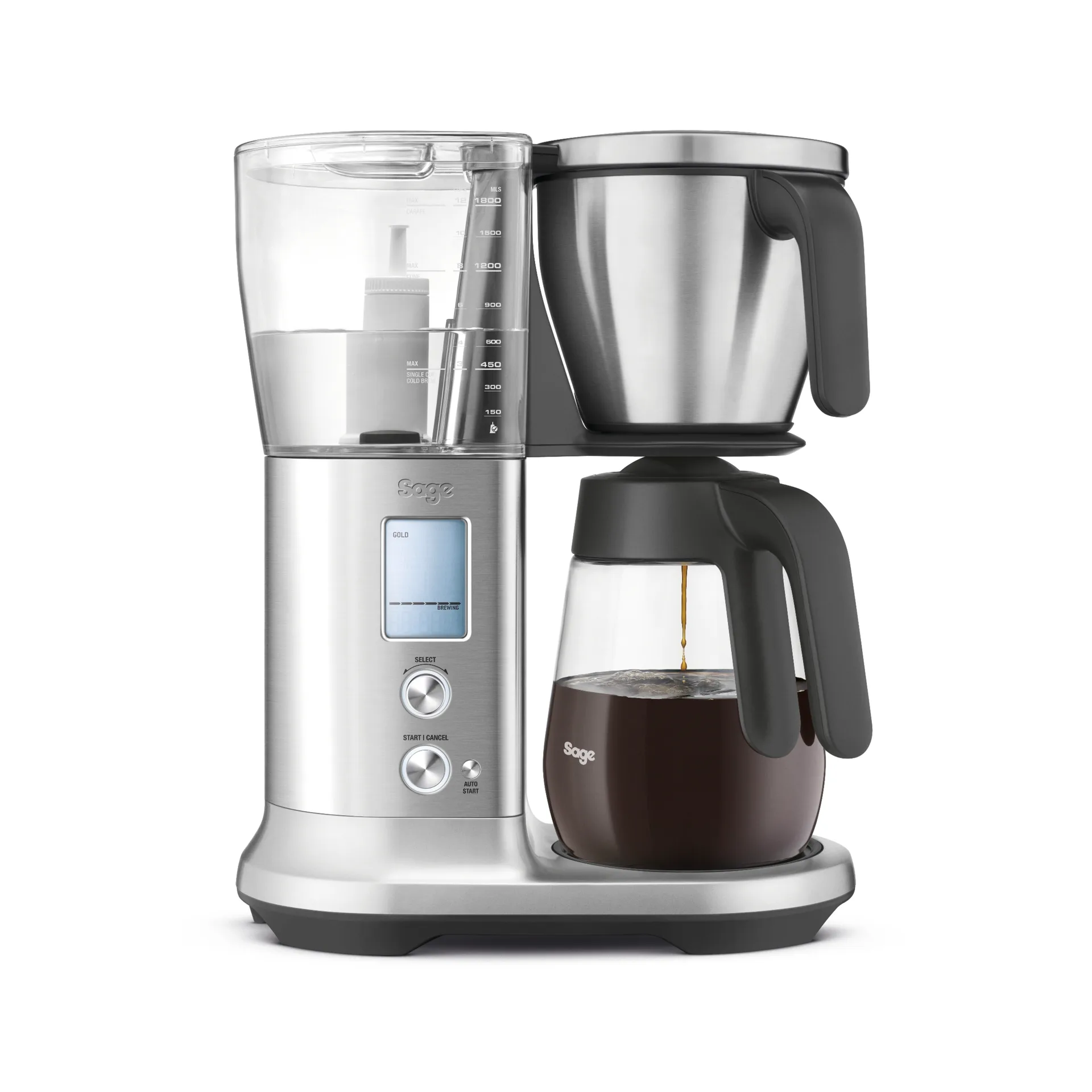 Sage SDC 400 kaffebryggare, Brushed steel Sage