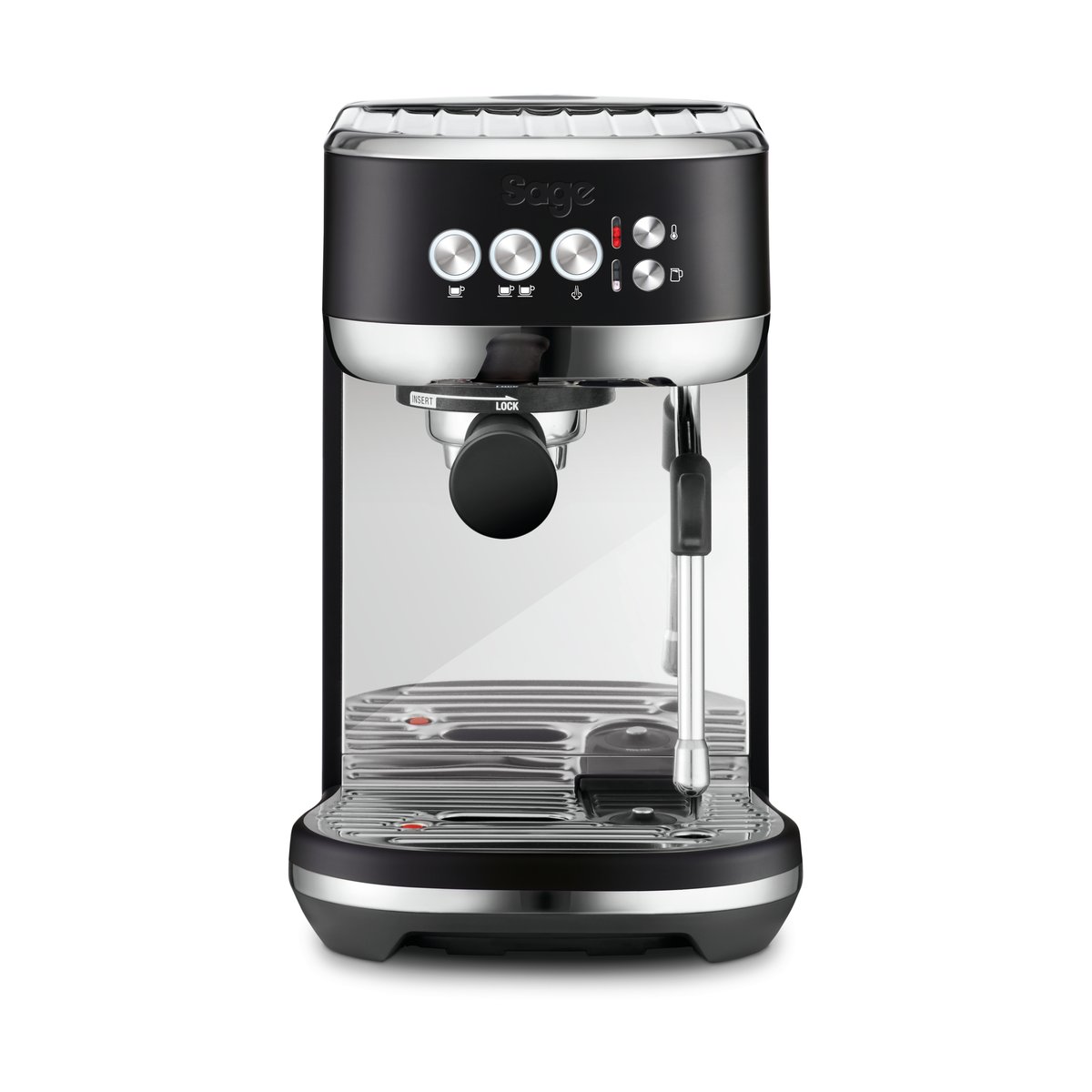 Sage SES 500 espressomaskin Black steel | Skandinavisk Design | Övriga kaffebryggare | Svart