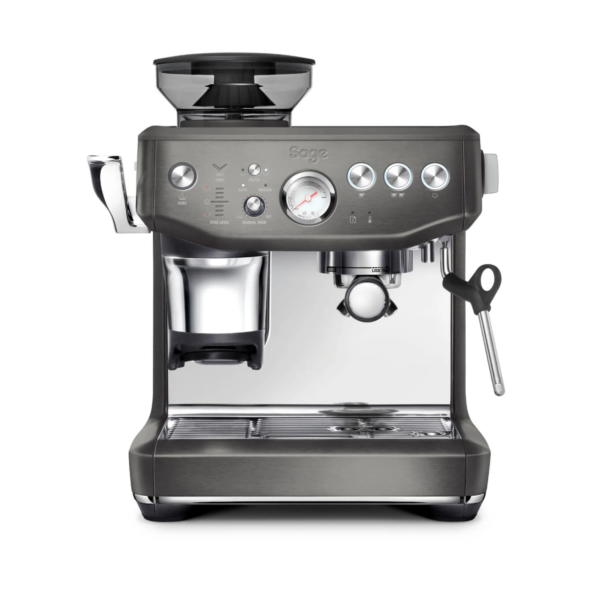 Sage SES 876 halvautomatisk espressomaskin, Black Stainless Steel Sage