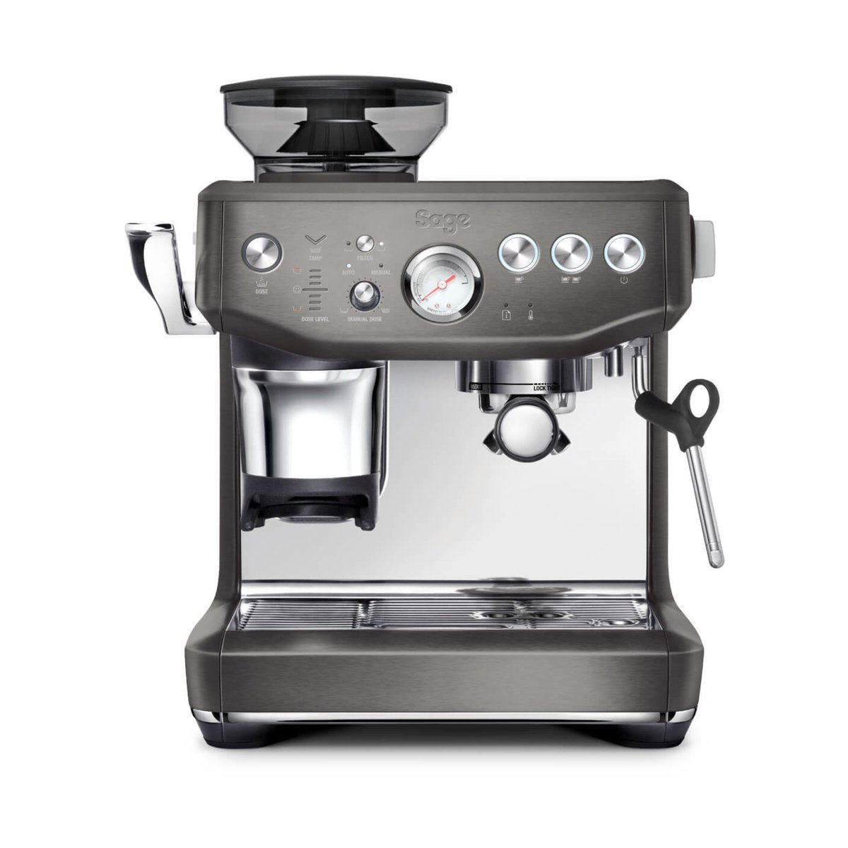 Sage SES 876 halvautomatisk espressomaskin Black Stainless Steel