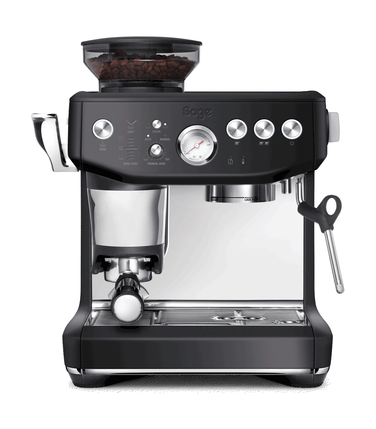 Sage SES 876 halvautomatisk espressomaskin Black Truffle