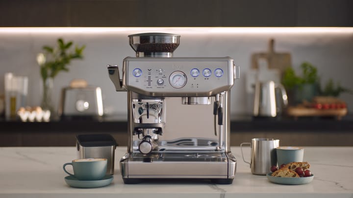 Sage SES 876 halvautomatisk espressomaskin, Brushed Stainless Steel Sage