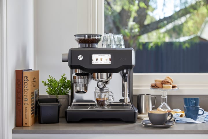 Sage SES 990 automatisk espressomaskin, Black steel Sage