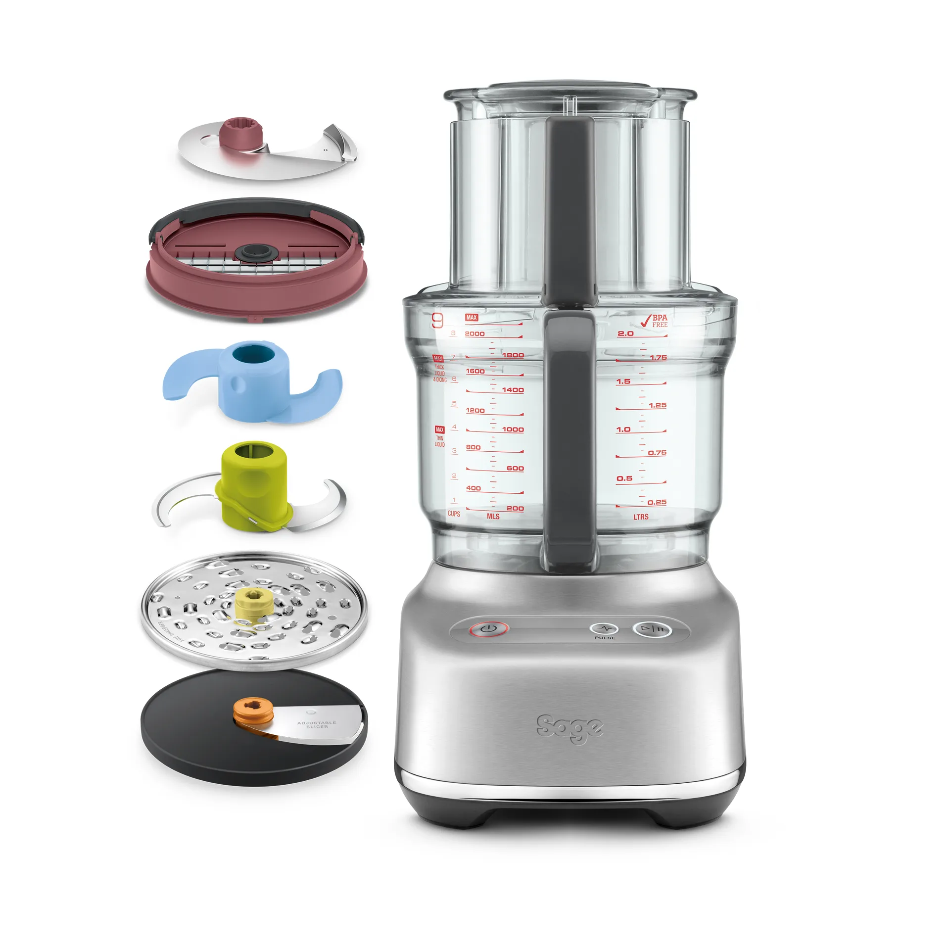 Sage SFP 638 matberedare, Brushed Stainless Steel Sage