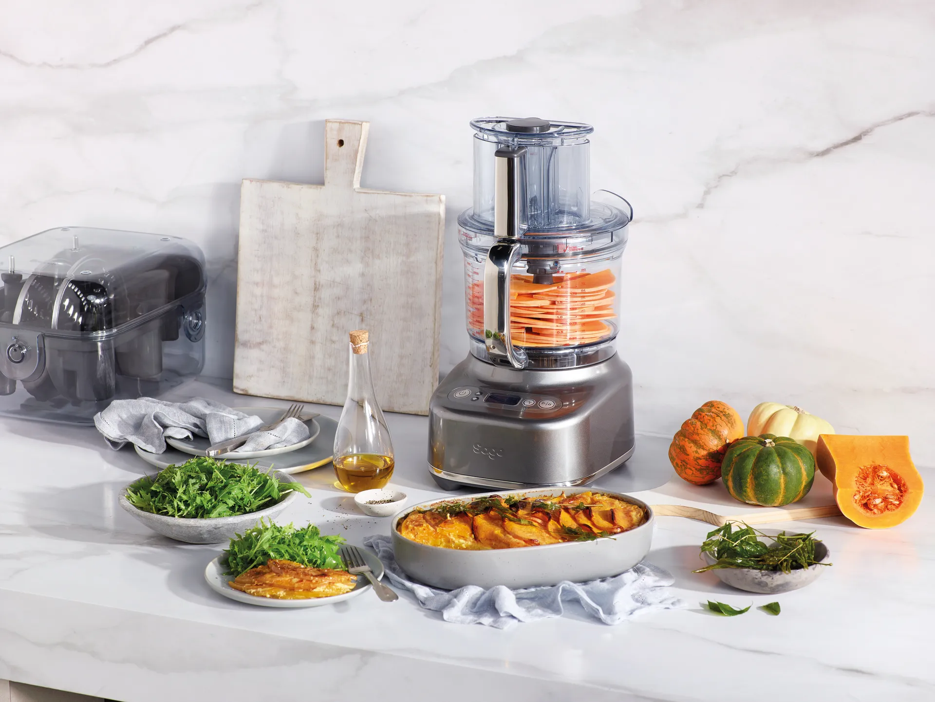 Sage SFP 638 matberedare, Brushed Stainless Steel Sage