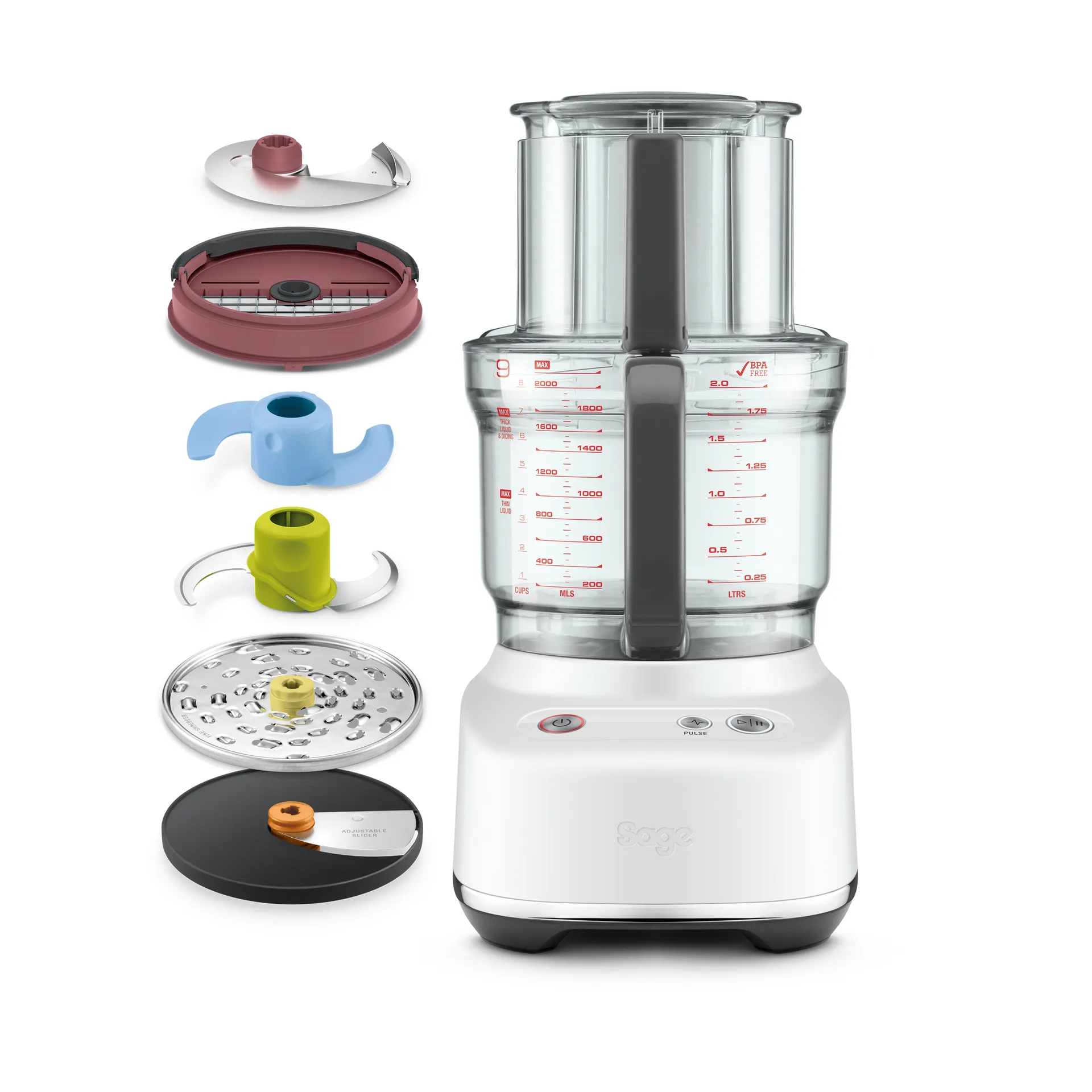 Sage SFP 638 matberedare, Sea Salt White Sage